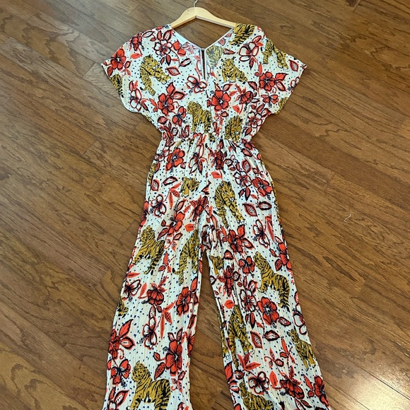 Anthropologie Tiger Jumpsuit Corey Lynn Calter - Picture 2 of 6
